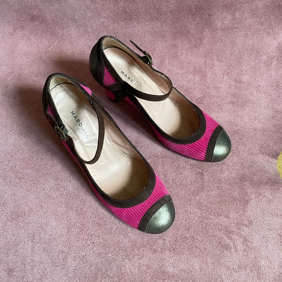 Marc Jacobs collection Mary Janes heels - hot pink and metallic - y2k - Picture 8 of 11
